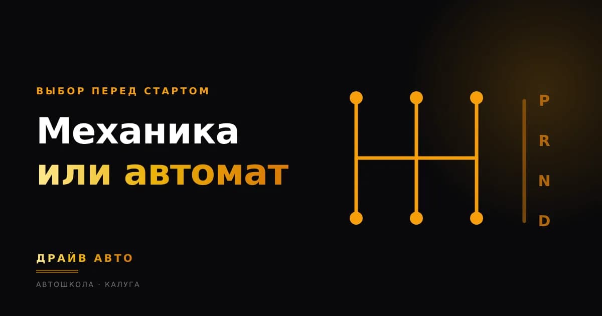 Механика или автомат: что выбрать новичку